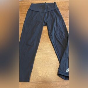 Adidas Black athletic yoga capris